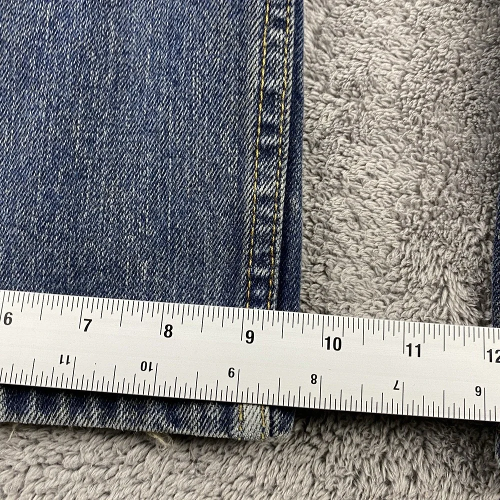 Levi Strauss Straight Fit Jeans Mens 38x30 Blue Medium‎ Wash Mid Rise